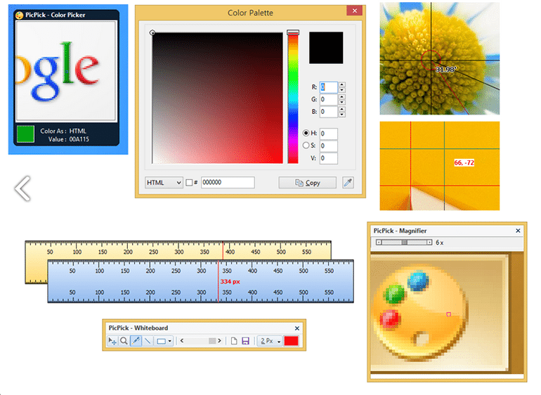 截图软件 PicPick v6.1.1.0 绿色版
