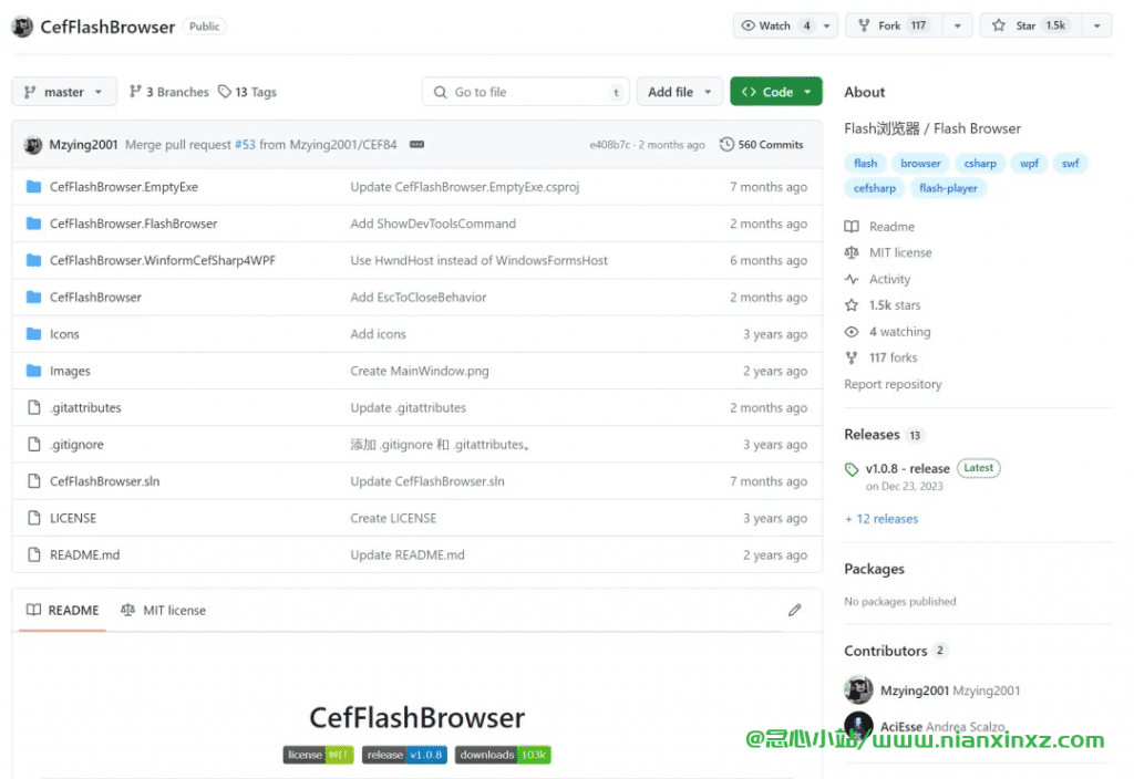 FlashBrowser v1.0.8 自带flash的小众浏览器